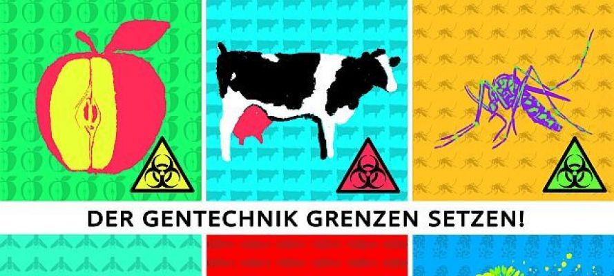 Der Gentechnik Grenzen setzen - Teilnehmen an E-Mail-Aktionen und Bestellen von Postkarten zur Aktion