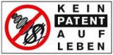 Logo Kein Patent auf Leben